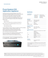 Prysm_X30_Spec_Sheet